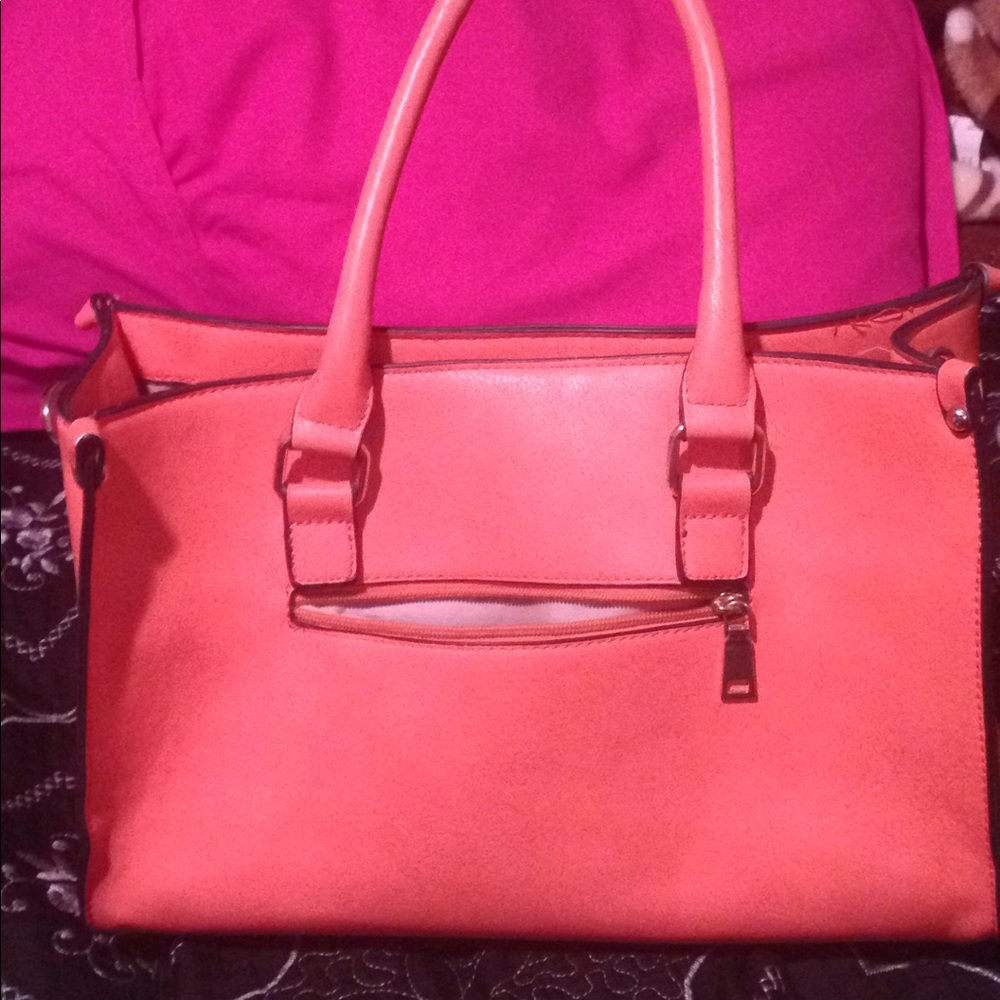 Coral handbag